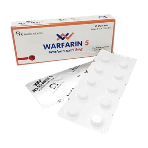 Warfarin 5 SPM 3 vỉ x 10 viên (Warfarin)