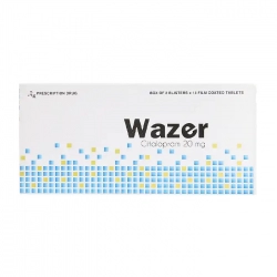 Wazer 20mg Davipharm 2 vỉ x 14 viên - Thuốc điều trị trầm cảm