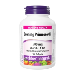 Webber Naturals Evening Primrose Oil 500mg 180 viên - Tinh dầu hoa anh thảo