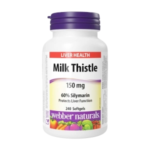 Webber Naturals Milk Thistle 150mg 240 viên - Hỗ trợ gan khỏe mạnh