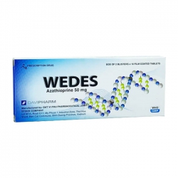 Wedes 50mg Davipharm 2 vỉ x 10 viên Wedes 50mg Davipharm 2 vỉ x 10 viên