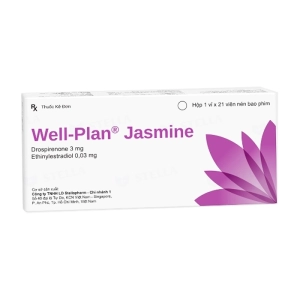 Well-Plan Jasmine Stellapharm 1 vỉ x 21 viên (Drospirenone + Ethinylestradiol)