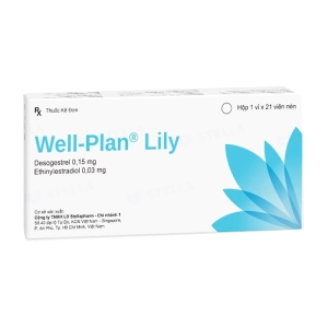Well-Plan Lily Stellapharm 1 vỉ x 21 viên (Desogestrel + Ethinylestradiol)