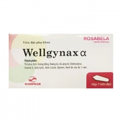 Wellgynax Alpha Hadiphar 7 viên - Viên đặt phụ khoa Wellgynax Alpha Hadiphar 7 viên - Viên đặt phụ khoa
