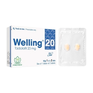 Welling 20 Fremed 1 vỉ x 2 viên (Tadalafil)