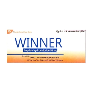 Winner 50mg Hadiphar 3 vỉ x 10 viên (Itopride)
