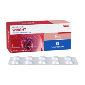Wright 5mg Davipharm 6 vỉ x 10 viên (Imidapril)