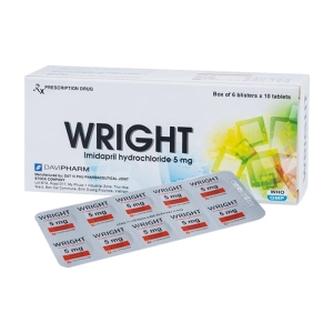 Wright 5mg Davipharm 6 vỉ x 10 viên Wright 5mg Davipharm 6 vỉ x 10 viên