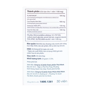 X3-Immune Thái Minh 30 viên - Hỗ trợ tăng cường sức khoẻ