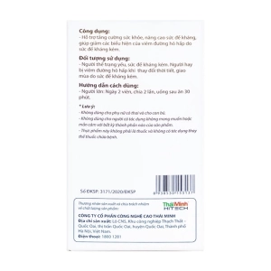 X3-Immune Thái Minh 30 viên - Hỗ trợ tăng cường sức khoẻ