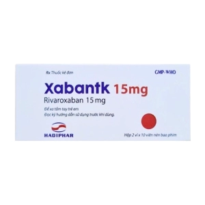 Xabantk 10mg Hadiphar 2 vỉ x 10 viên Xabantk 10mg Hadiphar 2 vỉ x 10 viên