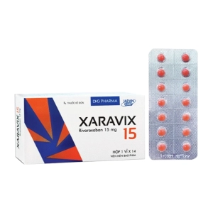 Xaravix 15 DHG Pharma 1 vỉ x 14 viên (Rivaroxaban)