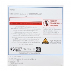 Xeloda 500mg Chepla Pharm 12 vỉ x 10 viên