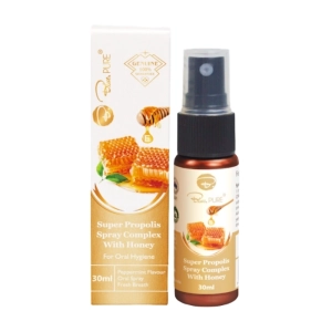 Bluepure Super Propolis Spray Complex With Honey Vital Code 30ml - Xịt họng keo ong 