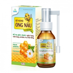 Xịt Họng Ong Nâu Tâm Dược 30ml - Xịt họng giảm ho cho bé Xịt Họng Ong Nâu Tâm Dược 30ml - Xịt họng giảm ho cho bé