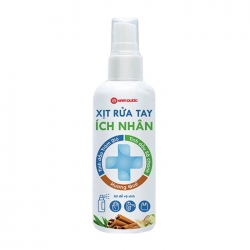 Xịt rửa tay ích nhân nam dược 100ml - Xịt khử khuẩn