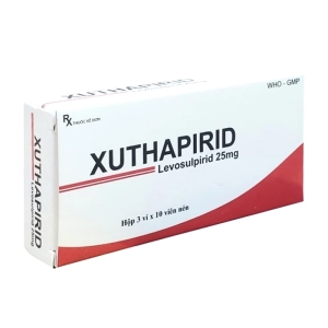 Xuthapirid 25mg Donaipharm 3 vỉ x 10 viên (Levosulpiride)