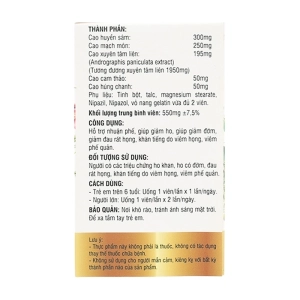 Xuyên Tâm Huyền Thảo Fobelife 30 viên Xuyên Tâm Huyền Thảo Fobelife 30 viên