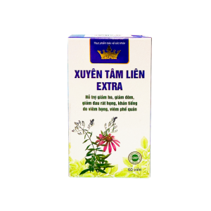 Xuyên Tâm Liên Extra Kingphar 60 viên - Hỗ trợ giảm ho, giảm đờm