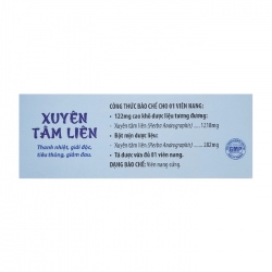 Xuyên Tâm Liên Fito Pharma 10 vỉ x 10 viên