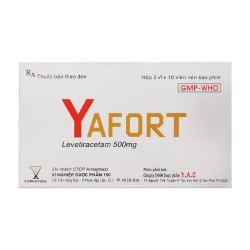 Yafort 500mg Armephaco 3 vỉ x 10 viên