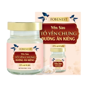 Yến Sào Tổ Yến Chưng Đường Ăn Kiêng Fobenest 21 Fobelife 6 lọ x 70ml