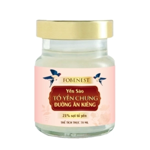 Yến Sào Tổ Yến Chưng Đường Ăn Kiêng Fobenest 21 Fobelife 6 lọ x 70ml