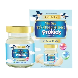 Yến Sào Tổ Yến Chưng Prokids Fobenest 21 Fobelife 4 lọ x 70ml