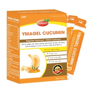 Ymagel Cucumin Eurovit 15 gói x 12g - Hỗ trợ viêm loét dạ dày