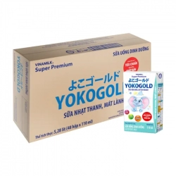 Yoko Gold Vinamilk 48 hộp x 110ml - Tiêu hoá khoẻ, bé tinh nhanh
