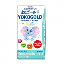 Yoko Gold Vinamilk 48 hộp x 110ml - Tiêu hoá khoẻ, bé tinh nhanh
