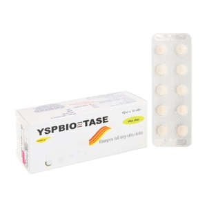 Yspbio Tase Y.S.P 10 vỉ x 10 viên (Biodiastase + Lipase + Newlase)