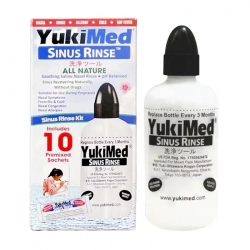 Yukimed Sinus Rinse (1 bình 240ml + 10 gói) - Dung dịch vệ sinh mũi xoang