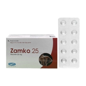 Zamko 25 Savipharm 3 vỉ x 10 viên (Baclofen)