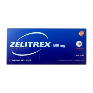 Zelitrex 500mg GSK 3 vỉ x 14 viên (Valaciclovir)