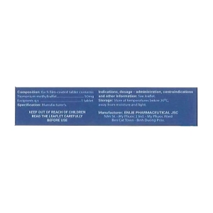 Zemfuva 50mg Enlie 2 vỉ x 10 viên (Tiemonium methylsulfat)