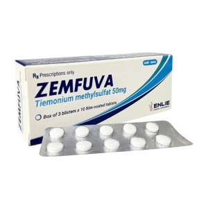 Zemfuva 50mg Enlie 3 vỉ x 10 viên (Tiemonium methylsulfat)
