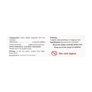 Zensalbu 5mg CPC1 Hà Nội 2 vỉ x 5 ống Zensalbu 5mg CPC1 Hà Nội 2 vỉ x 5 ống