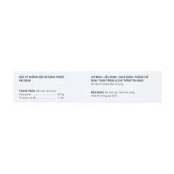 Zentogout-40 DaviPharm 2 vỉ x 10 viên Zentogout-40 DaviPharm 2 vỉ x 10 viên