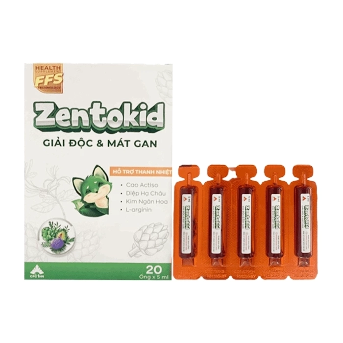 Zentokid Giải Độc Mát Gan CPC1 Hà Nội 20 ống x 5ml - Hỗ trợ thanh nhiệt, giải độc