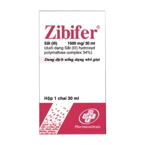 Zibifer OPV chai 30ml (Sắt(II) fumarate)