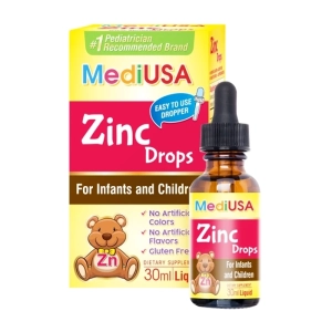Zinc Drops MediUSA 30ml - Bổ sung thiếu hụt kẽm cho trẻ
