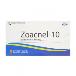 Zoacnel 10mg Davipharm 3 vỉ x 10 viên Zoacnel 10mg Davipharm 3 vỉ x 10 viên