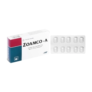 Zoamco-A Pymepharco 2 vỉ x 10 viên Zoamco-A Pymepharco 2 vỉ x 10 viên