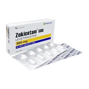 Zokicetam 500 Agimexpharm 3 vỉ x 10 viên (Levetiracetam)