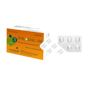 Zolodal 100 Herabiopharm 4 vỉ x 5 viên (Temozolomide)
