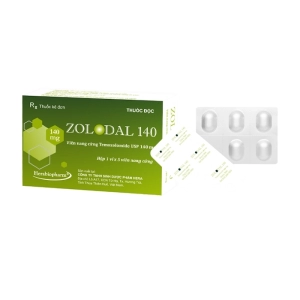 Zolodal 140 Herabiopharm 1 vỉ x 5 viên (Temozolomide)