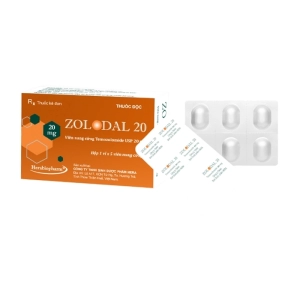 Zolodal 20 Herabiopharm 1 vỉ x 5 viên (Temozolomide)