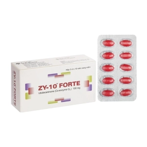 Zy-10 Forte Indchemie 3 vỉ x 10 viên (Coenzyme Q10)