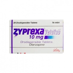 Zyprexa Velotab 10mg Lilly 4 vỉ x 7 viên - Thuốc loạn thần Zyprexa Velotab 10mg Lilly 4 vỉ x 7 viên - Thuốc loạn thần
